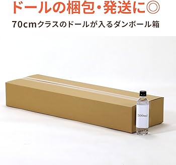 Amazon.co.jp: アースダンボール 段ボール 70cmドール用 10枚 人形