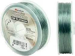 Linha Mazzaferro Dourado Top Platinum, Monofilamento para Pesca, Alta Resistência, 0,40mm, 300m