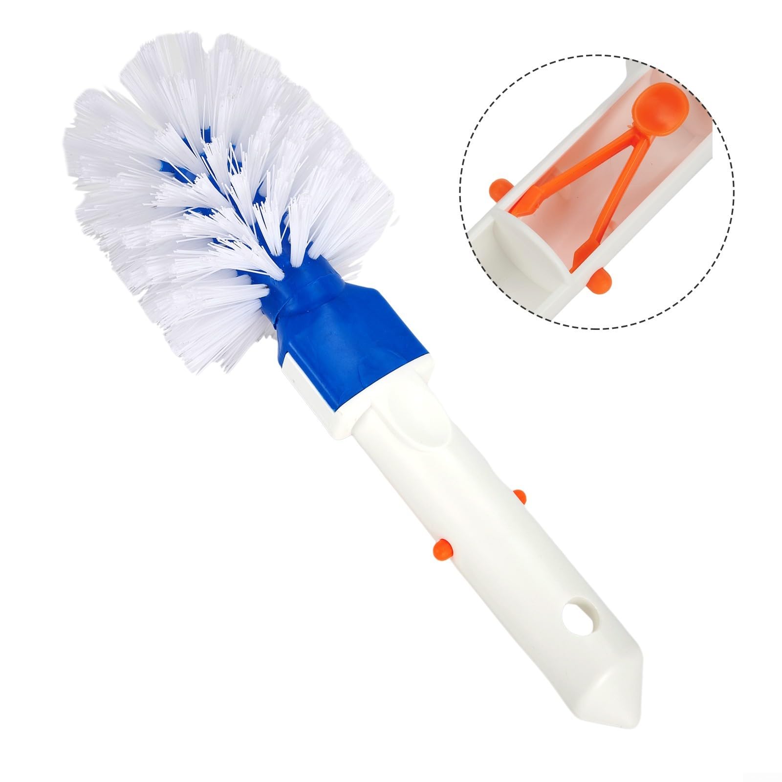 Brosse d'angle de Piscine à Poils rigides, Outil de Nettoyage, Manche télescopique en Plastique Dur