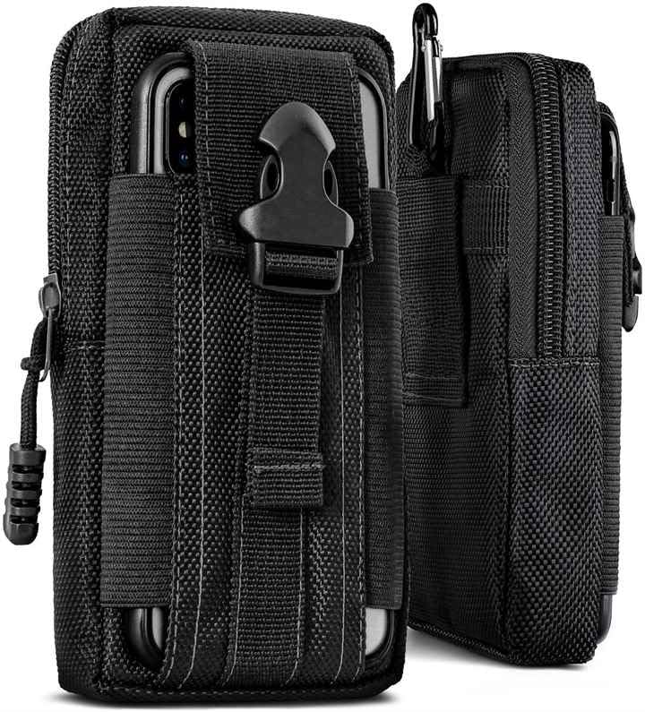 Étui de survie Honor 200 Pro pour l'extérieur pochette de ceinture nylon EDC pour randonnée