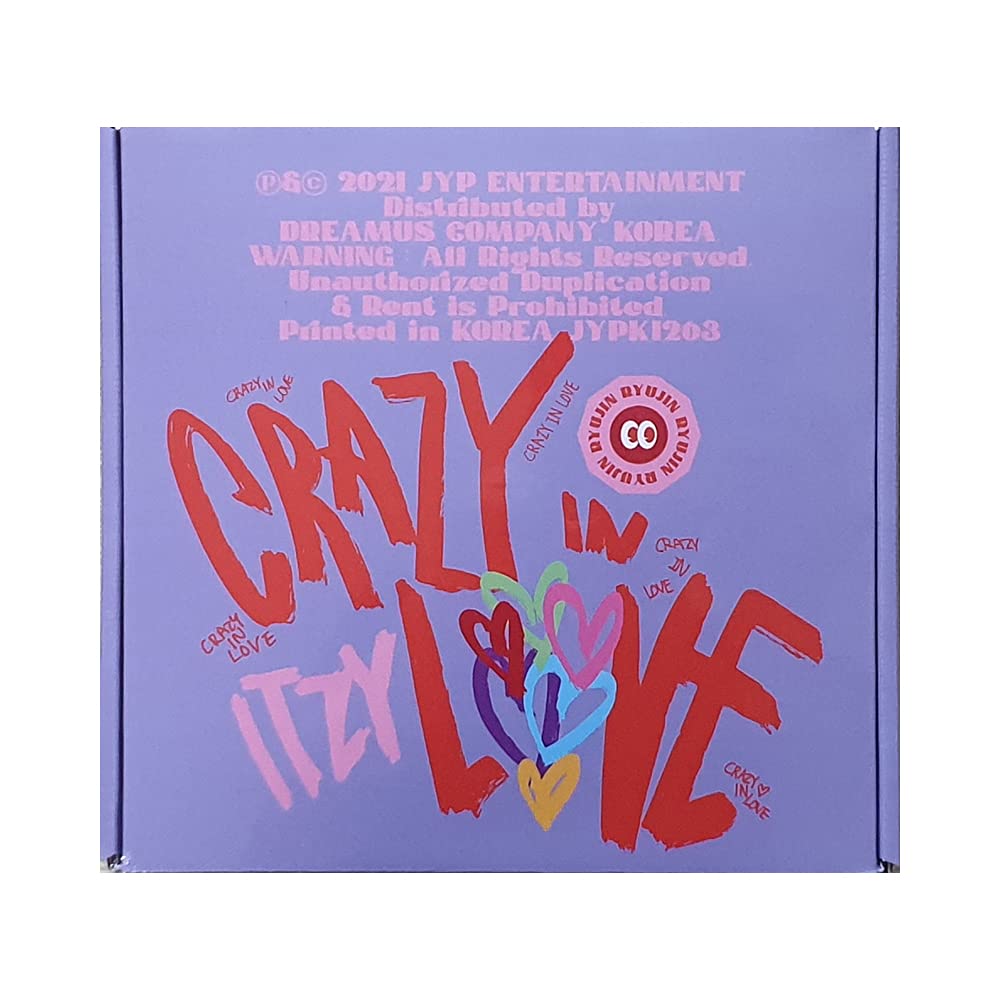 Buy ITZY Crazy In Love 1st Album [RYUJIN Version] CD+Photobook ...