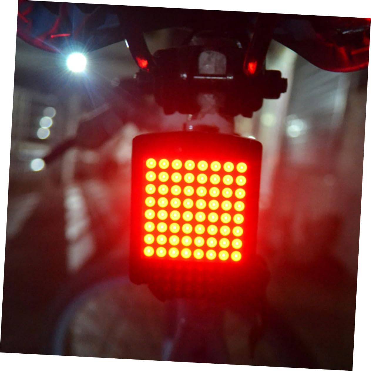 Luce Posteriore per Bici Frecce Wireless, 64 LED Ricaricabile