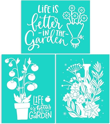 Plantillas de tiza de malla para pasta de tiza, plantillas de serigrafía de seda, autoadhesivas, lavables y reutilizables