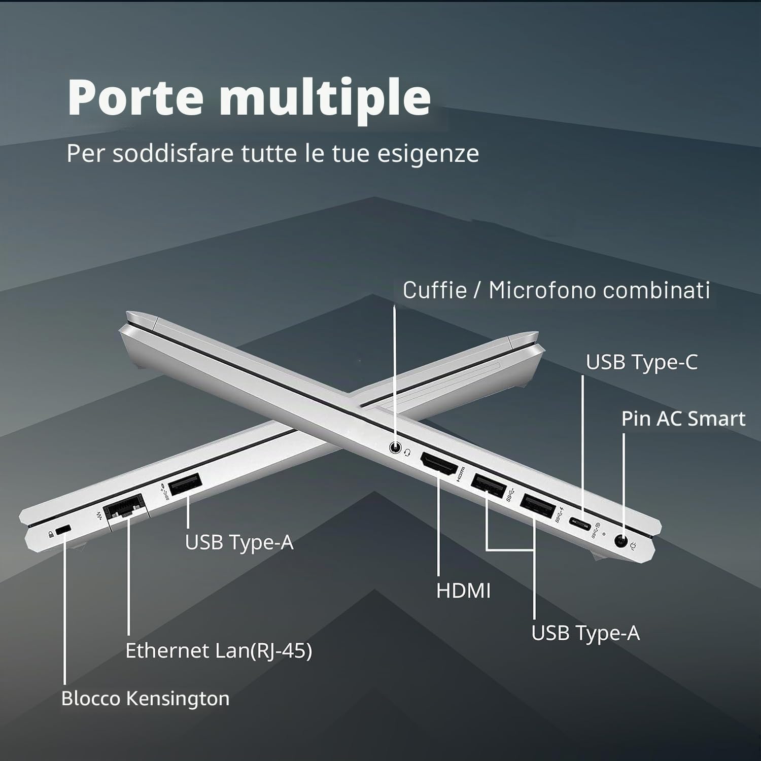 HP EliteBook 645 G9 Business Laptop, 14 pollici FHD (1920x1080) Laptop, AMD Ryzen 5 Pro 5675U, RAM 8 GB, SSD 256 GB, Tastiera US QWERTY, Windows 11 Pro (ricondizionato)