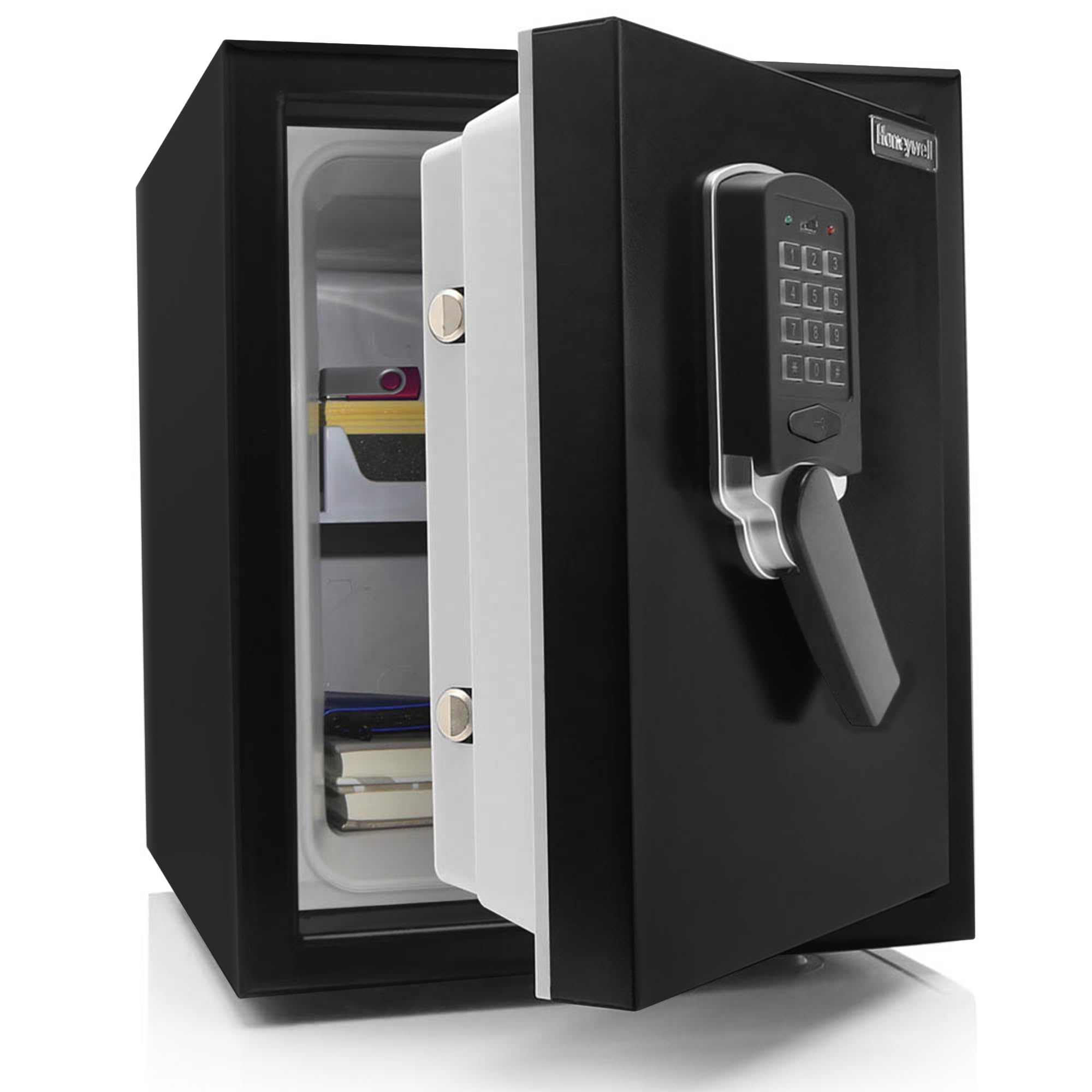 Photo 1 of Honeywell Safes & Door Locks - 2607 Submersible Waterproof Safe Box, Digital Keypad Lock Box Cabinet Safe for Home or Office, Motion Alarm, 1.71 Cubic Ft, Black (21.3" x 18.1" x 21.6")