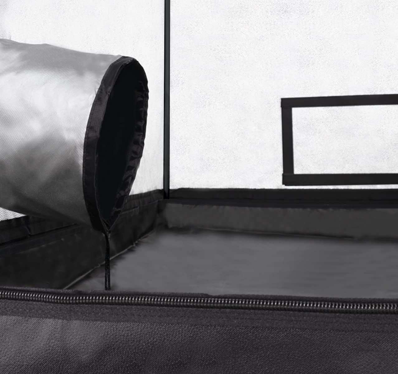 TRAFIKA Armario Cultivo Interior 120x120x200cm / Grow Tent/Grow Box/Armario Cultivo Indoor/Armario Grow Hidropónico/Reflectividad Mylar Premium 97%