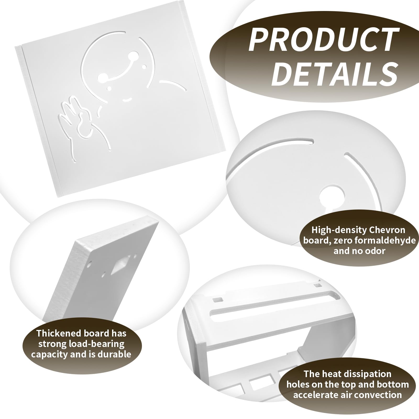 Support Box Internet Mural Rangement Box Internet Boite De Rangement Murale Adhesive Petit