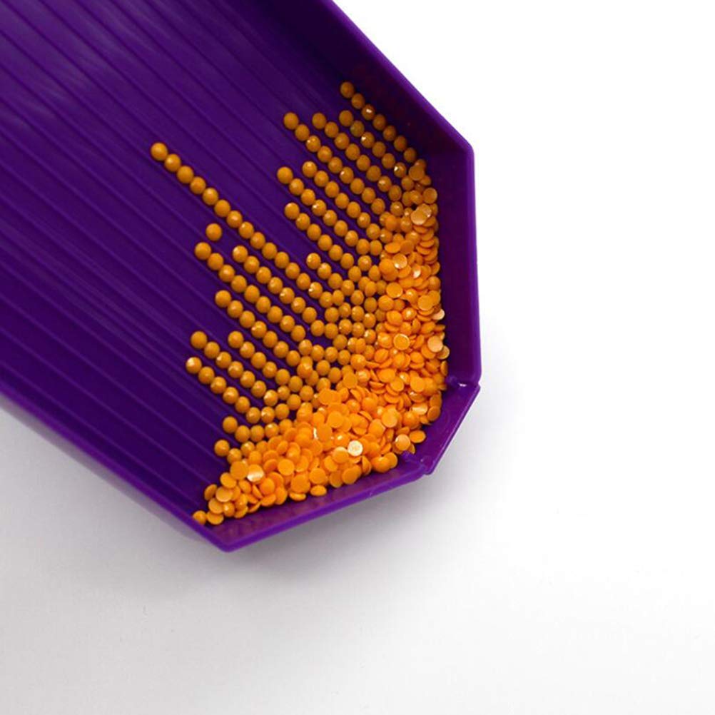 Qingsi 12 Pcs Diamond Painting Accessories Tray Organizer Art Painting Bead Sorting containers for DIY Crafts /Glitter /Rhinestones/ Diamond Embroidery