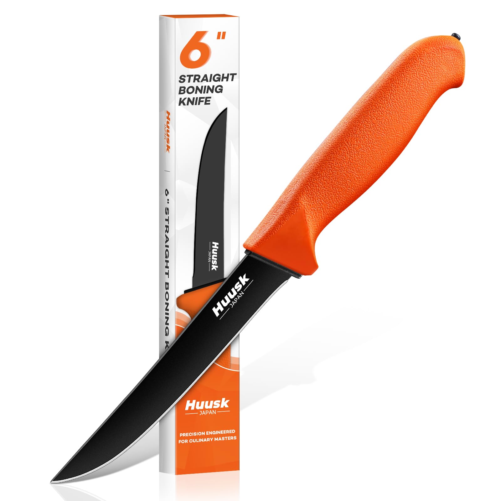 Huusk Curved Boning Knife - 6" Filet Knife -9