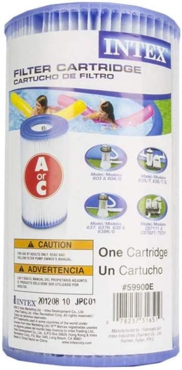 Intex 2 Pack of A/C Filters, Summer Escapes or Summer Waves Above Ground Pools