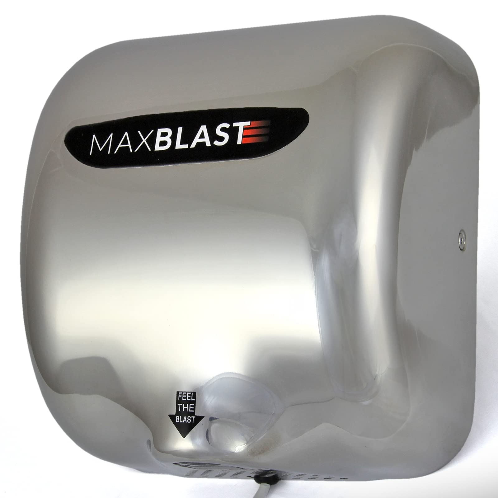 MAXBLAST - 2 Asciugamani Elettrici ad Aria Calda con Fotocellula Automatici per Bagni di Ristoranti, Bar, Pub, Palestre e Spogliatoi