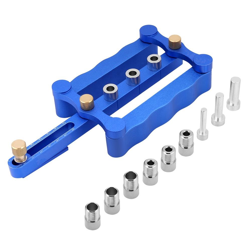 6/8/10 mm Zentrierung Jig Metrischer Stift, Holzbearbeitung Bohrwerkzeug, Bohrungsführung, Holzbohrer-Set, Bohrung aus Holz