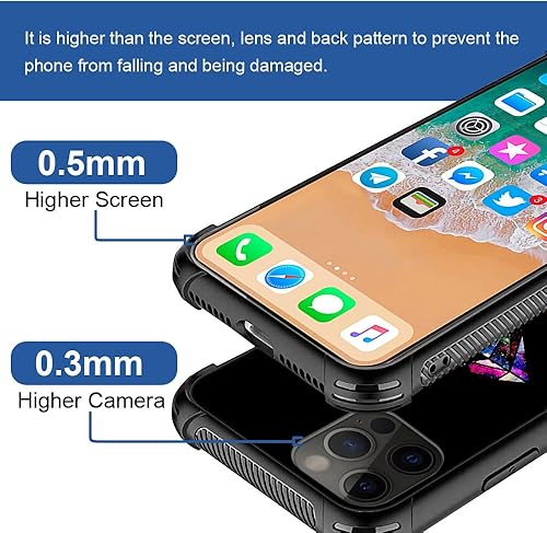 Miniatura 4 de DAIZAG Funda compatible con iPhone 13 Pro Max, protección completa, a prueba de golpes, antiarañazos, funda de poliuretano termoplástico para hombre