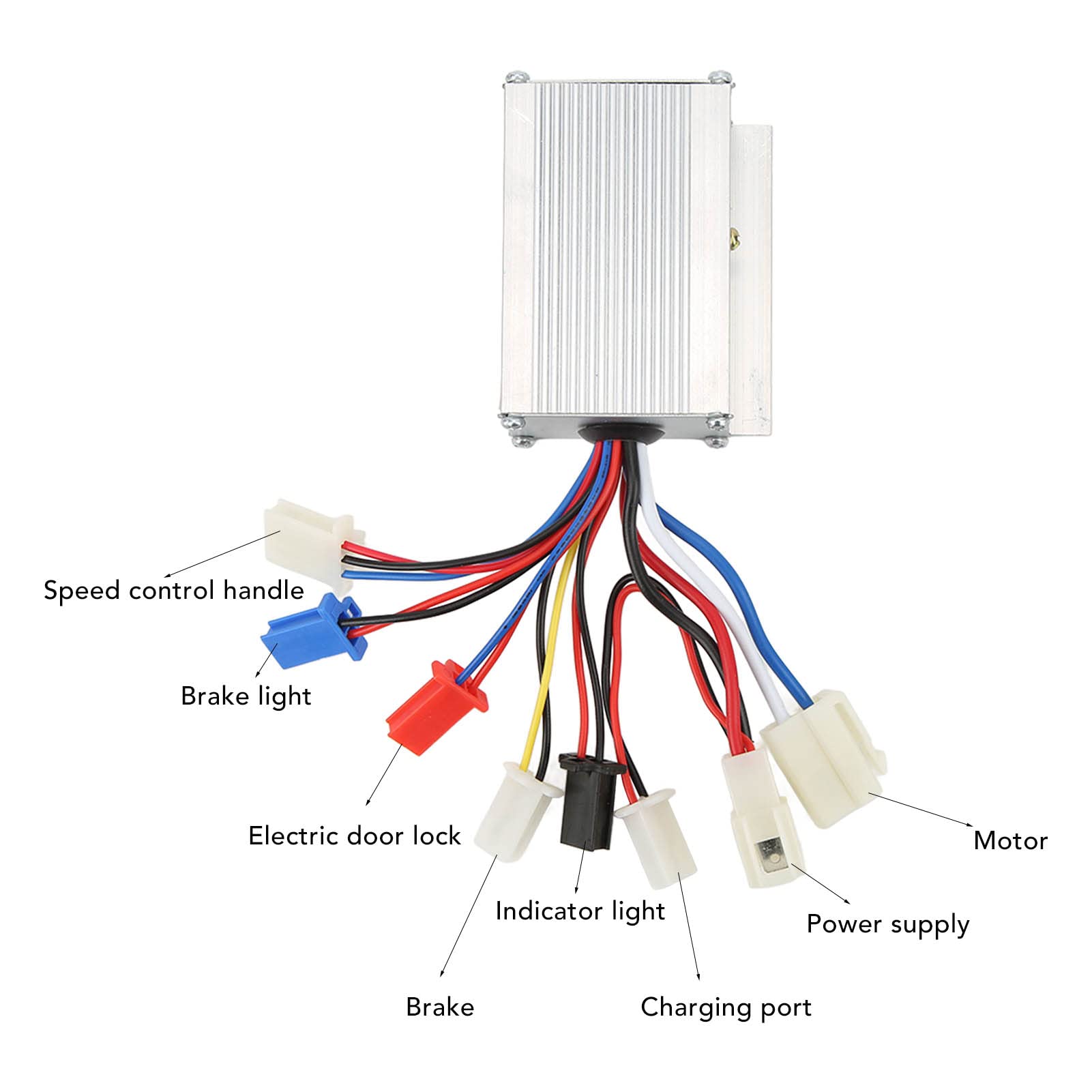 Kit Contrôleur De Vitesse 250W 12V Pour Vélo/tricycle électrique – Alliage Alu, Anti-surchauffe