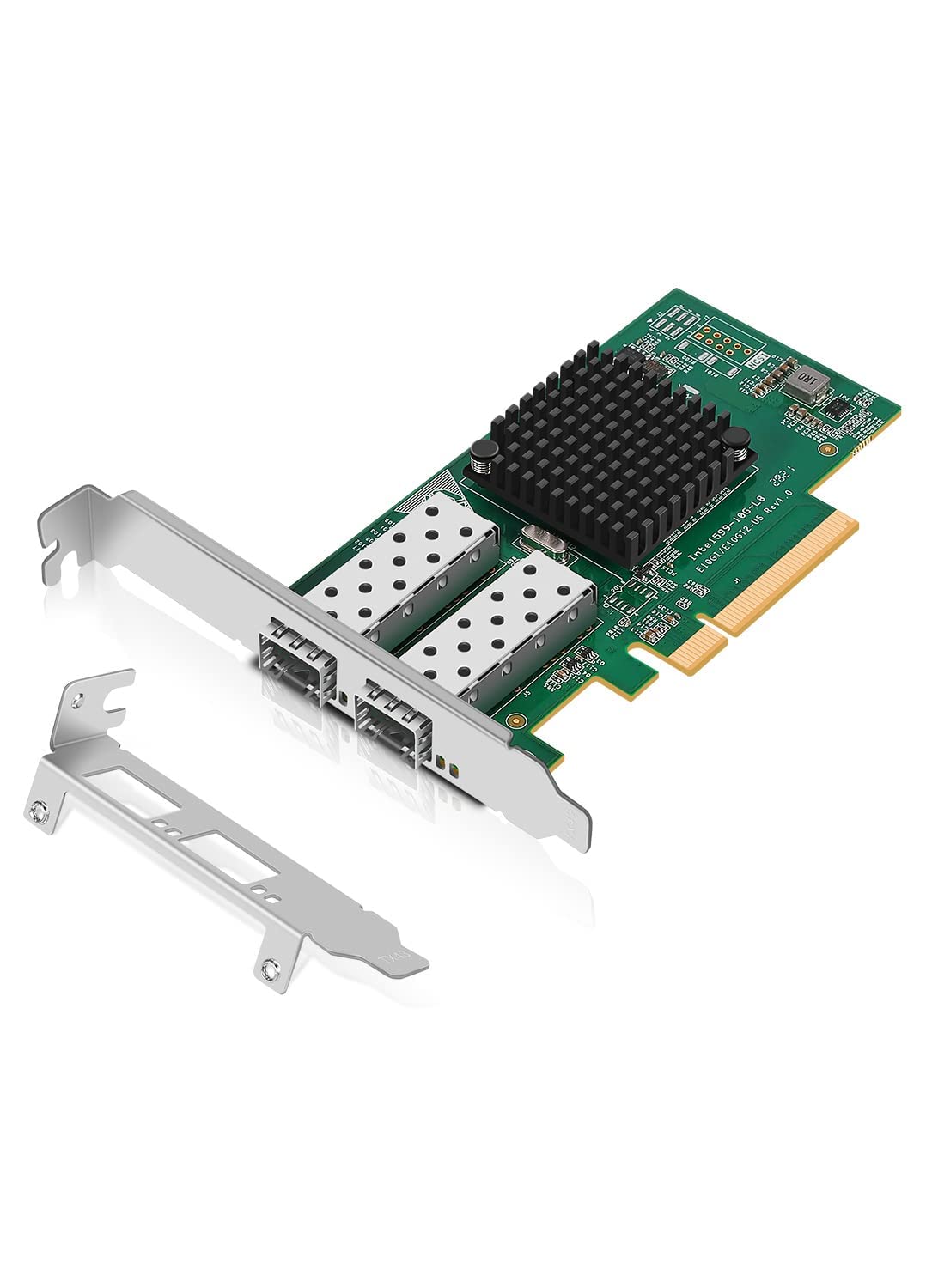 NICGIGA 10Gb Dual LAN SFP PCI-e Network Card, Intel 82599(X520) Controller, 10Gbps Ethernet Adapter, 2 * 10Gbe SFP Port, 10G NIC Card, Support Windows/Windows Server/Linux/VMware