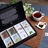 Jaf Tea - Tea Sampler Gift Set Box, 80 COUNT - 8 Tea Variety Pack - Including: Black Tea, Green Tea, Earl Grey, Fruit Teas, Peppermint Tea - 80 Tea Bags (10 of each)