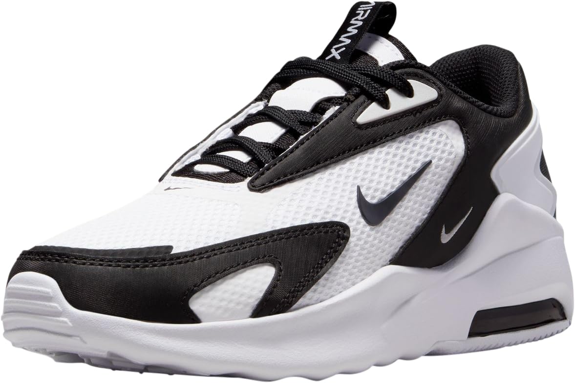 nike black and white running shoes