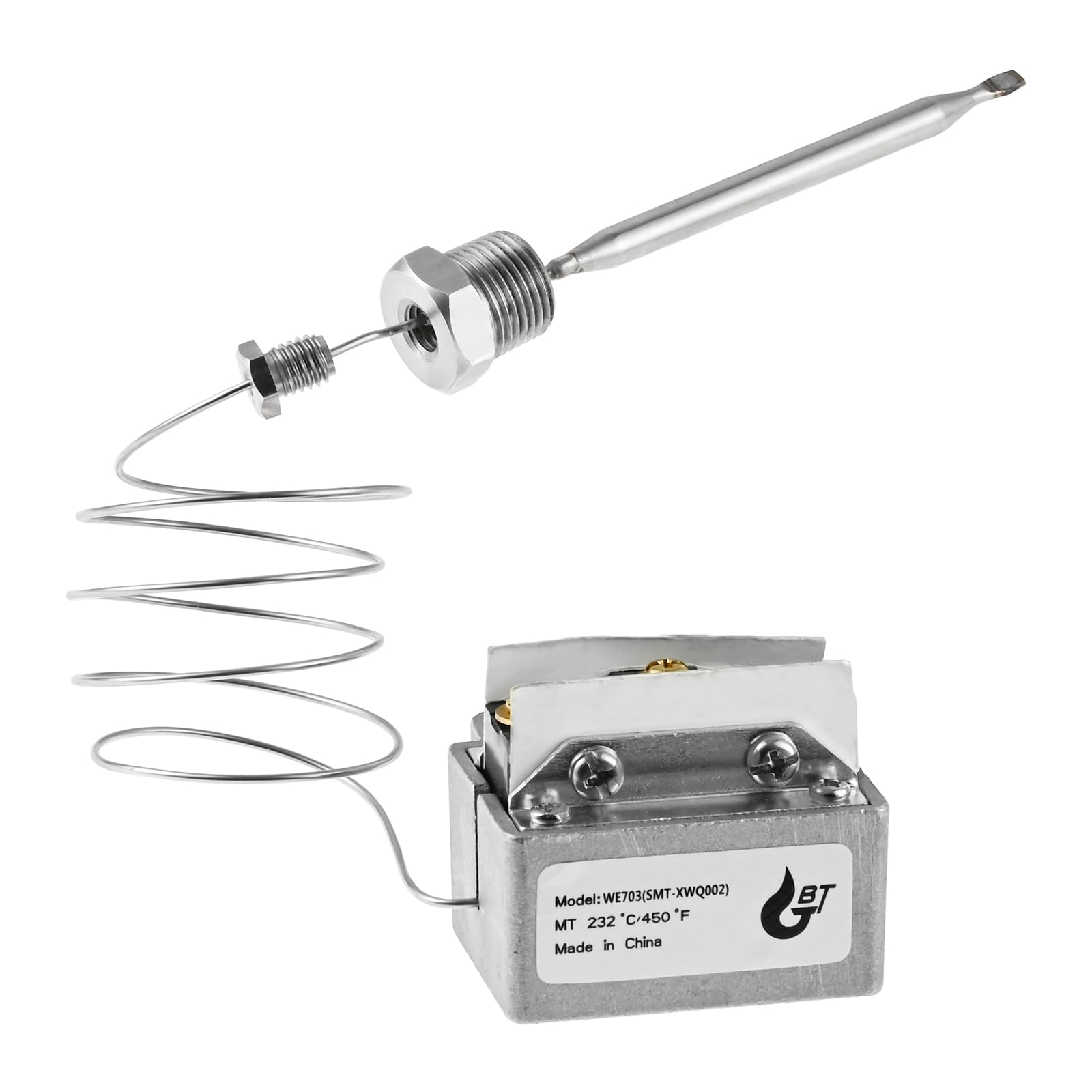 Interruptor de freidora de alto límite 1177, termostato de seguridad de alto límite, LCCM080360000 Termostato de corte de seguridad de alto límite compatible con freidora de gas modelo IF