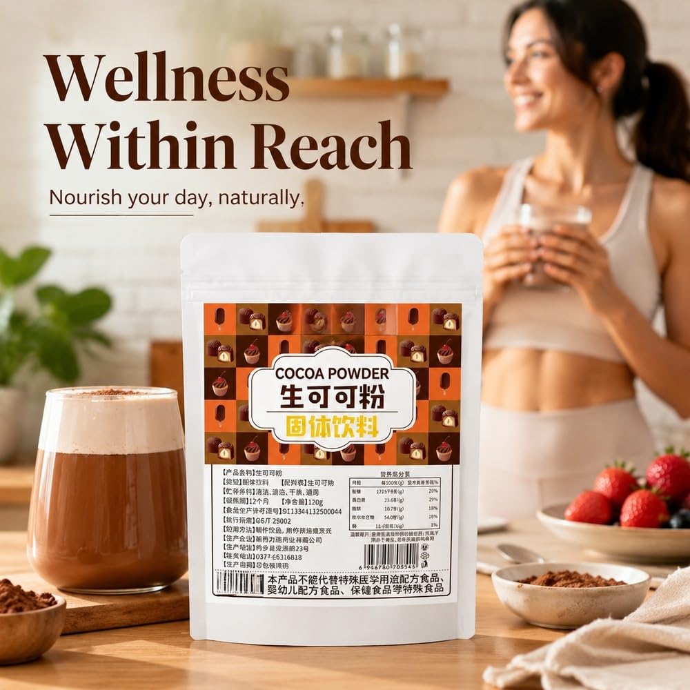 Poudre de cacao 120g for pâtisserie et boissons