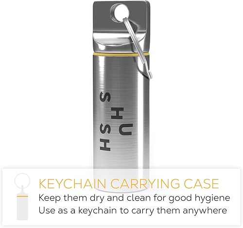 Miniatura 9 de Shush Tapones para los oídos para motociclistas, protección auditiva de alto rendimiento contra el ruido del viento, filtro de cerámica (SNR 24 dB)