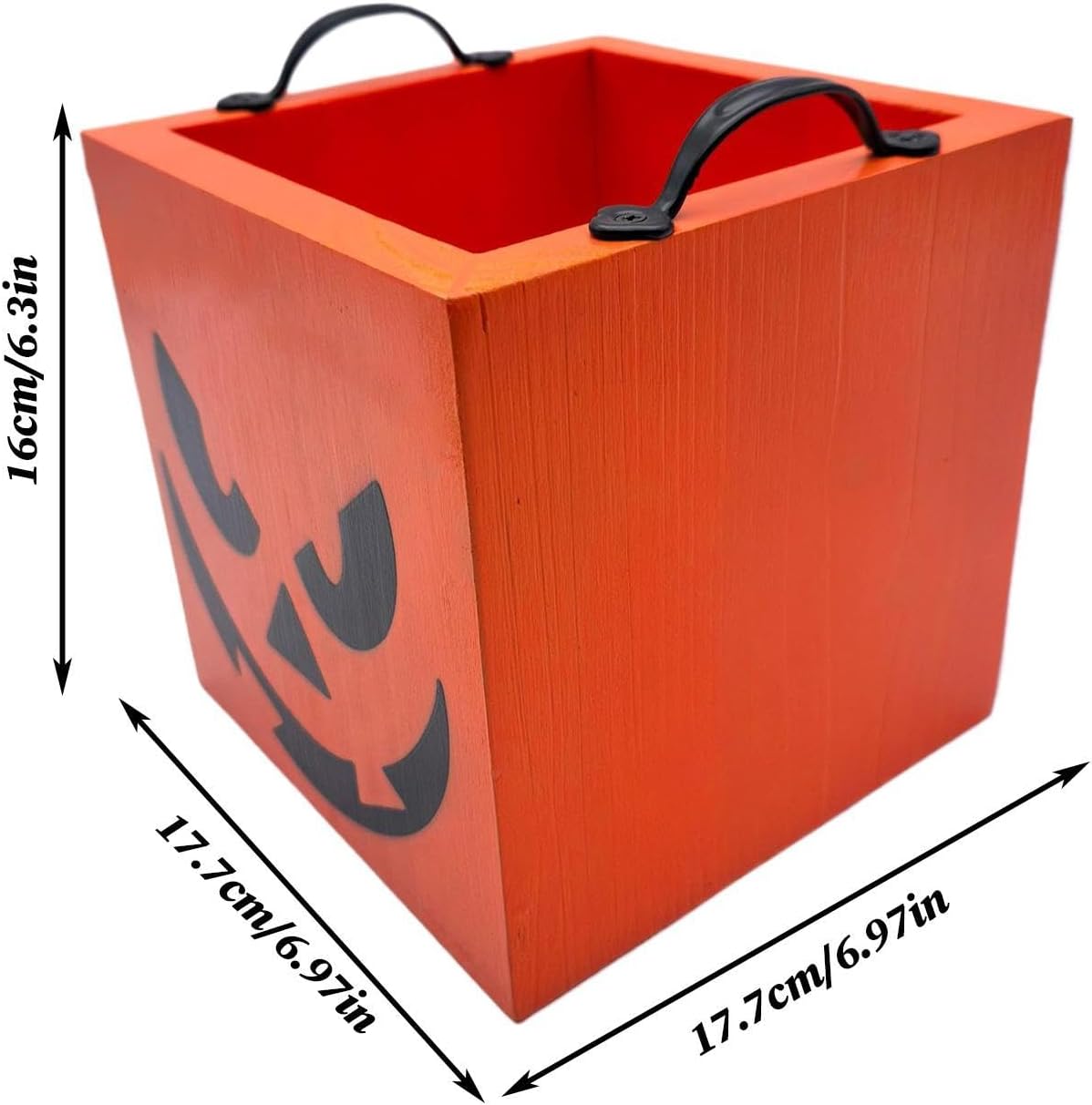 Halloween Trick Box Funny Decoration Creepy Square Bucket image 5