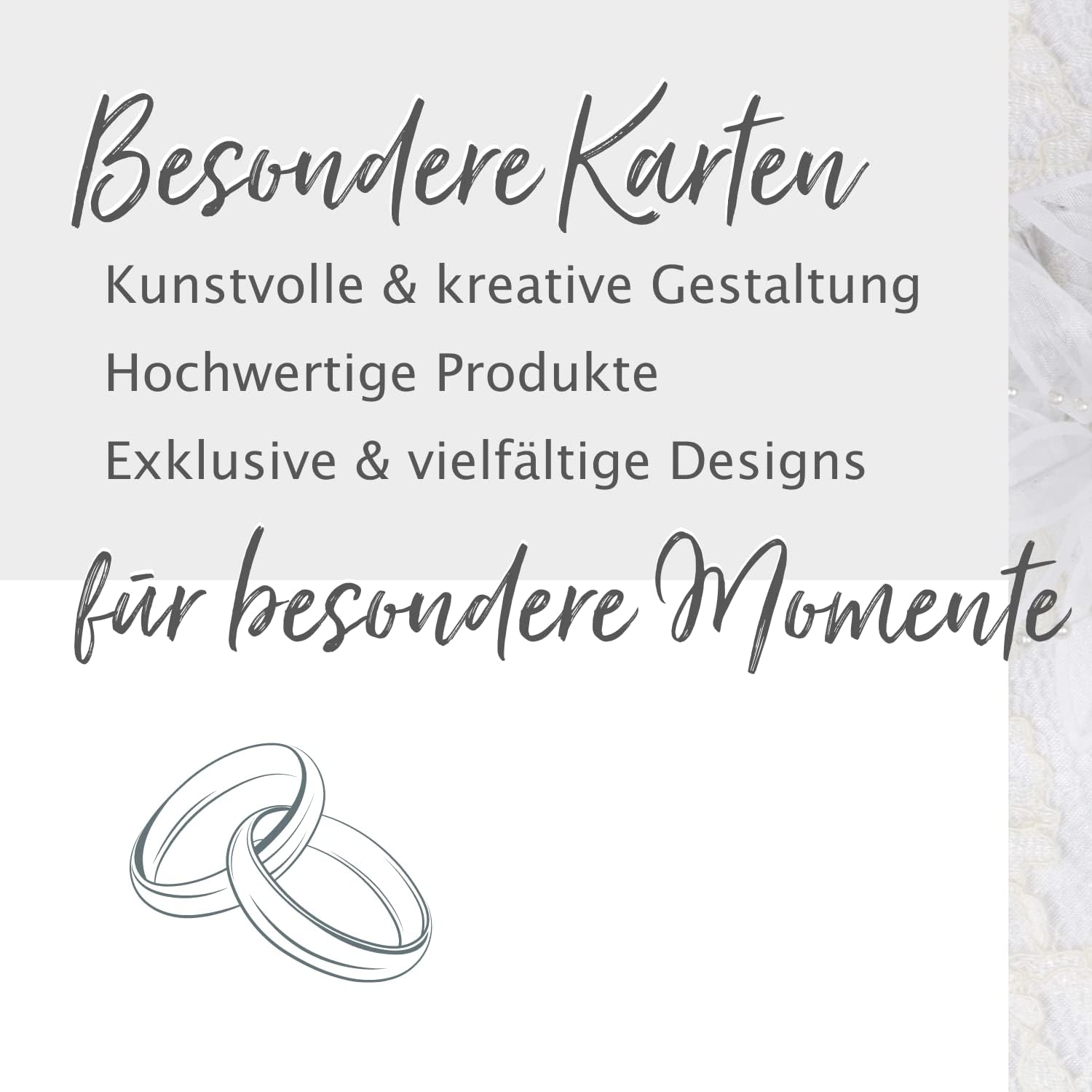 Wedding Card with Couple Motif & Text - Basic Classic Collection - Premium Quality Wedding Card - Lovely Wedding Gift with Envelope - 11.6 x 16.6 cm