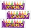 Wax Bottles – Candies Filled with Sweet Fruity Syrup – 8 Bottles per Pack - Fruity Candy - 79g (6 Pack)