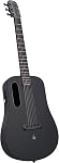 LAVA ME AIR Guitares électriques acoustiques, guitares en fibre de carbone légère et fine FreeBoost Effet magnétique à bord à droite 6 Steels String Acustica Guitarra pour adultes & Ados & Débutant (SILVER)
