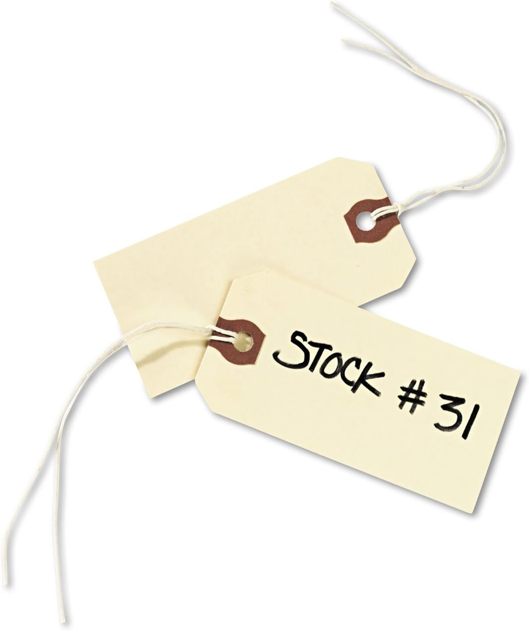 Staples Shipping Tag with Reinforced Eyelet, Paper/Twine, 3-3/4 x 1 7/8, Manila, 1000/Pack