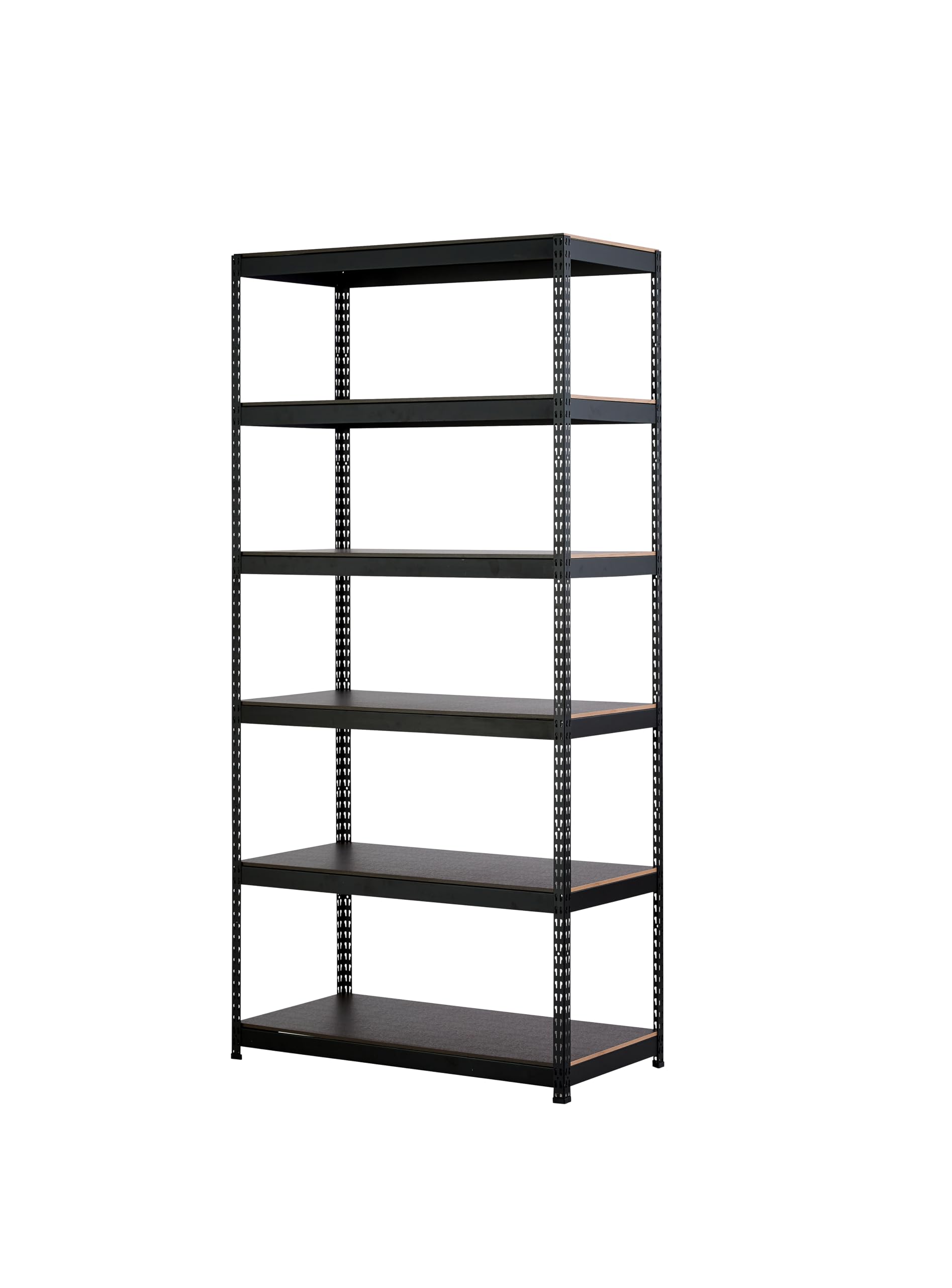 Amazon｜Home Rack ARASO スチールラック ブラック 6段 高さ150cm 幅40