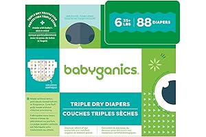 Babyganics Ultra Absorbent Dry Diapers Size 6