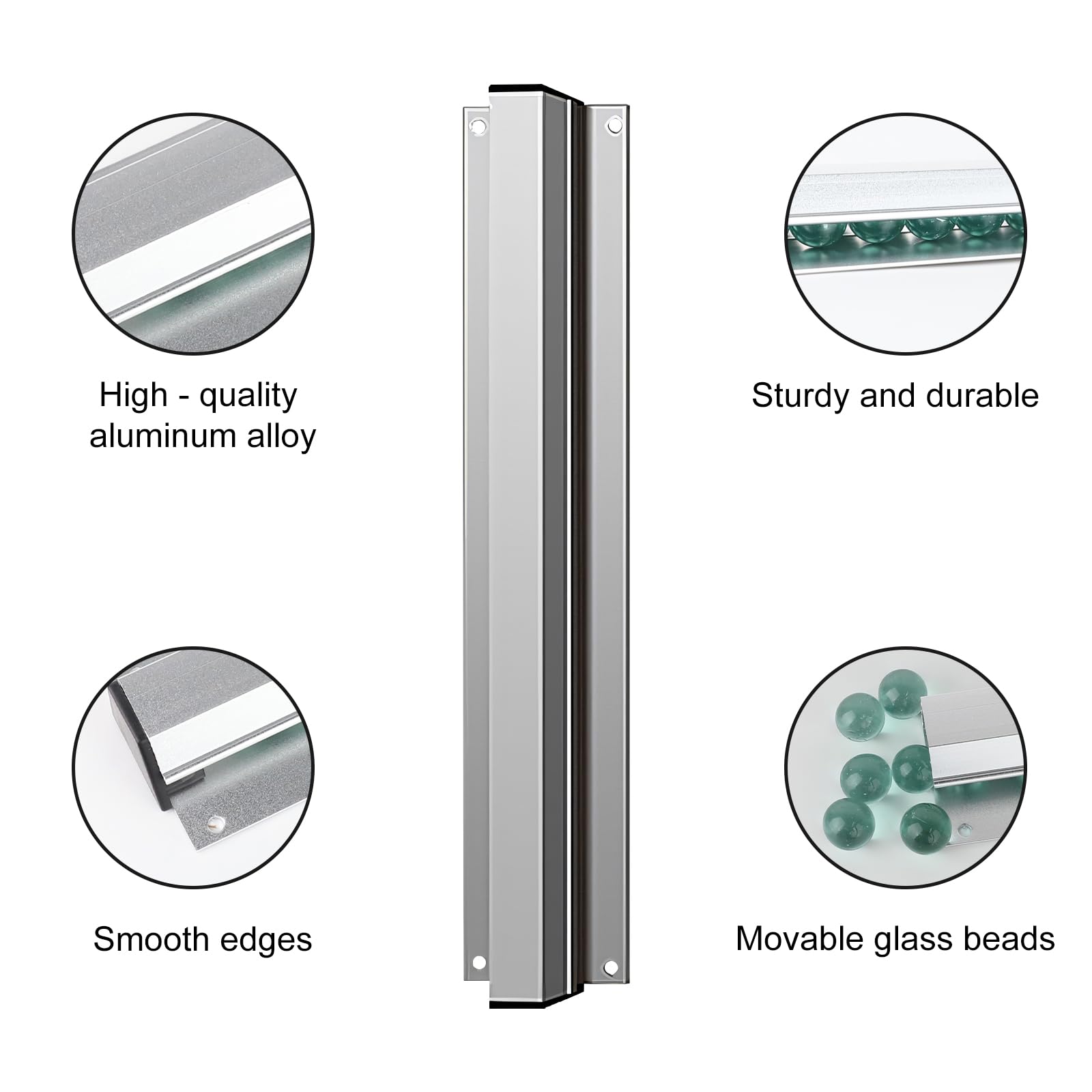 2 Stück 40 cm Bonhalter Gastronomie Bonschiene Aluminiumlegierung Tab Grabber Selbstklebend Bon Klemmleiste Gastronomie Klemmleiste für Bar Büro Bestellung Ticket