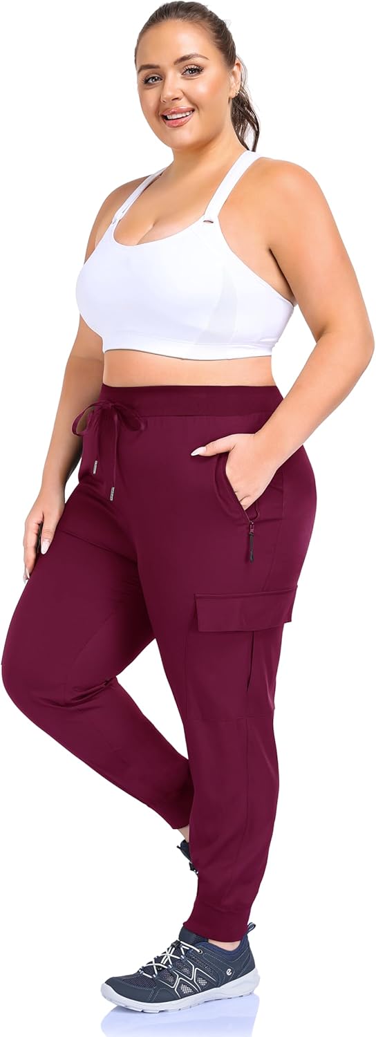 ZERDOCEAN Women's Plus Size Hiking Pants Lightweight Quick Dry Cargo Joggers Athletic Pants - Image 6