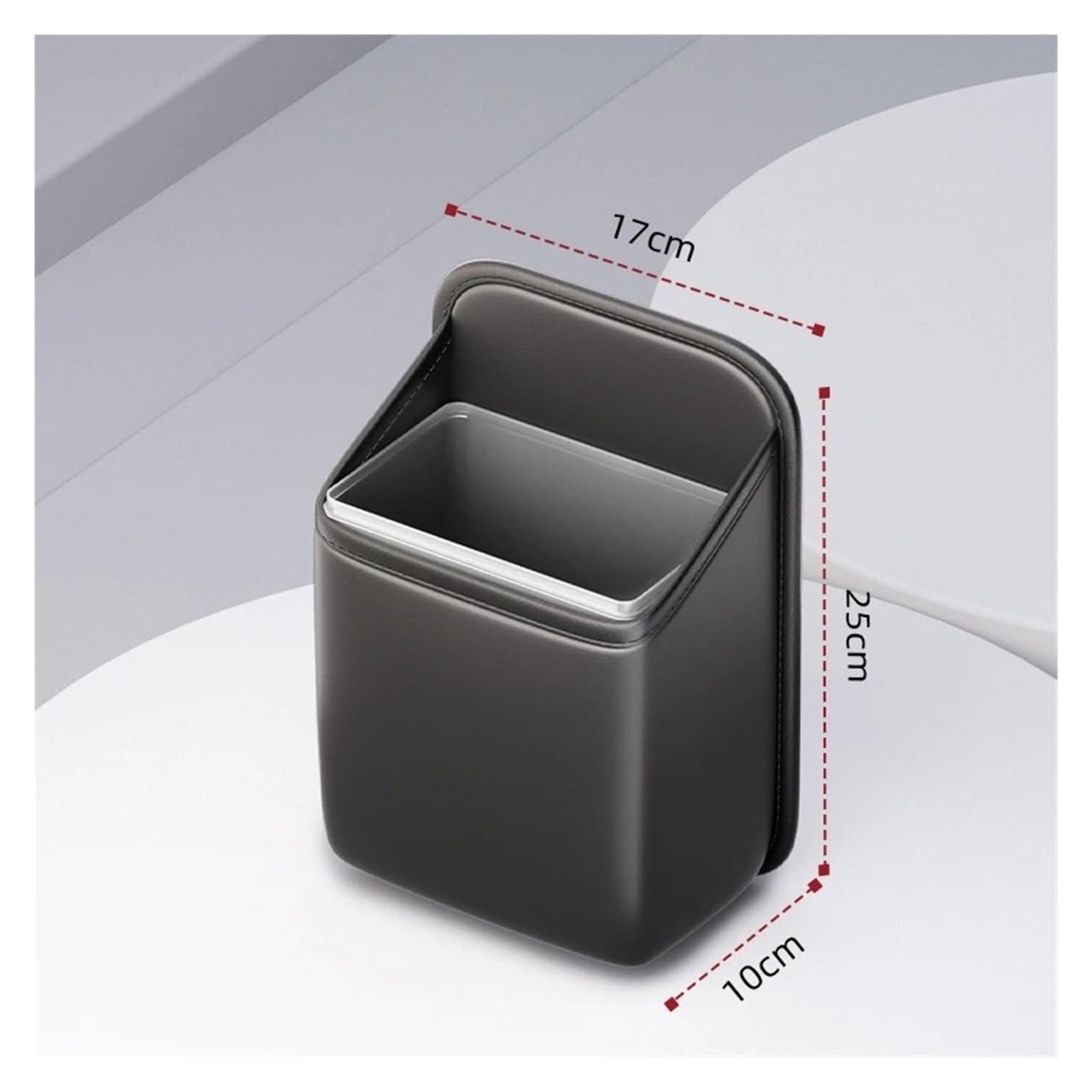 Auto Mülleimer Hängender Aufbewahrungsbehälter Für Die Autositzlehne, Multifunktional Mini Autos Mülleimers | Großraum-Organizer und Mülleimer für den Autoinnenraum(1pc brown)
