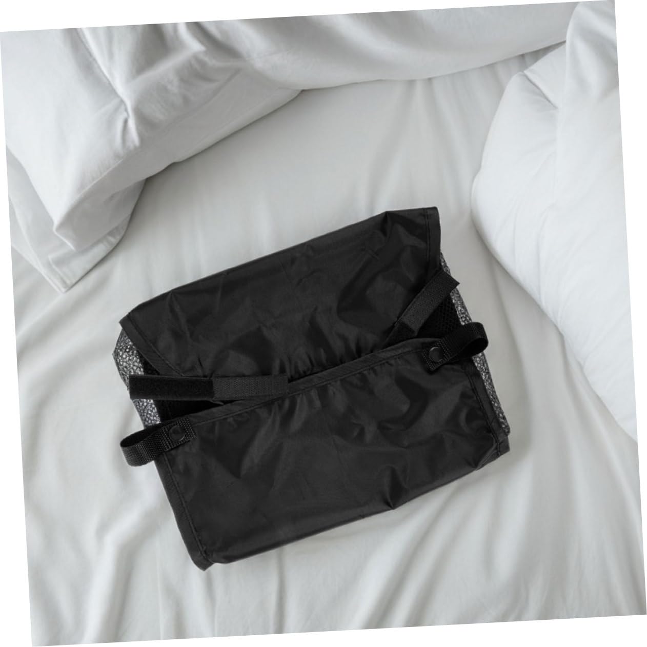 Alipis 2piezas Bolsillos de Almacenamiento para Cochecito Cesta de Malla Debajo del Asiento Bolsa Organizadora para Compras Accesorios de Cochecito