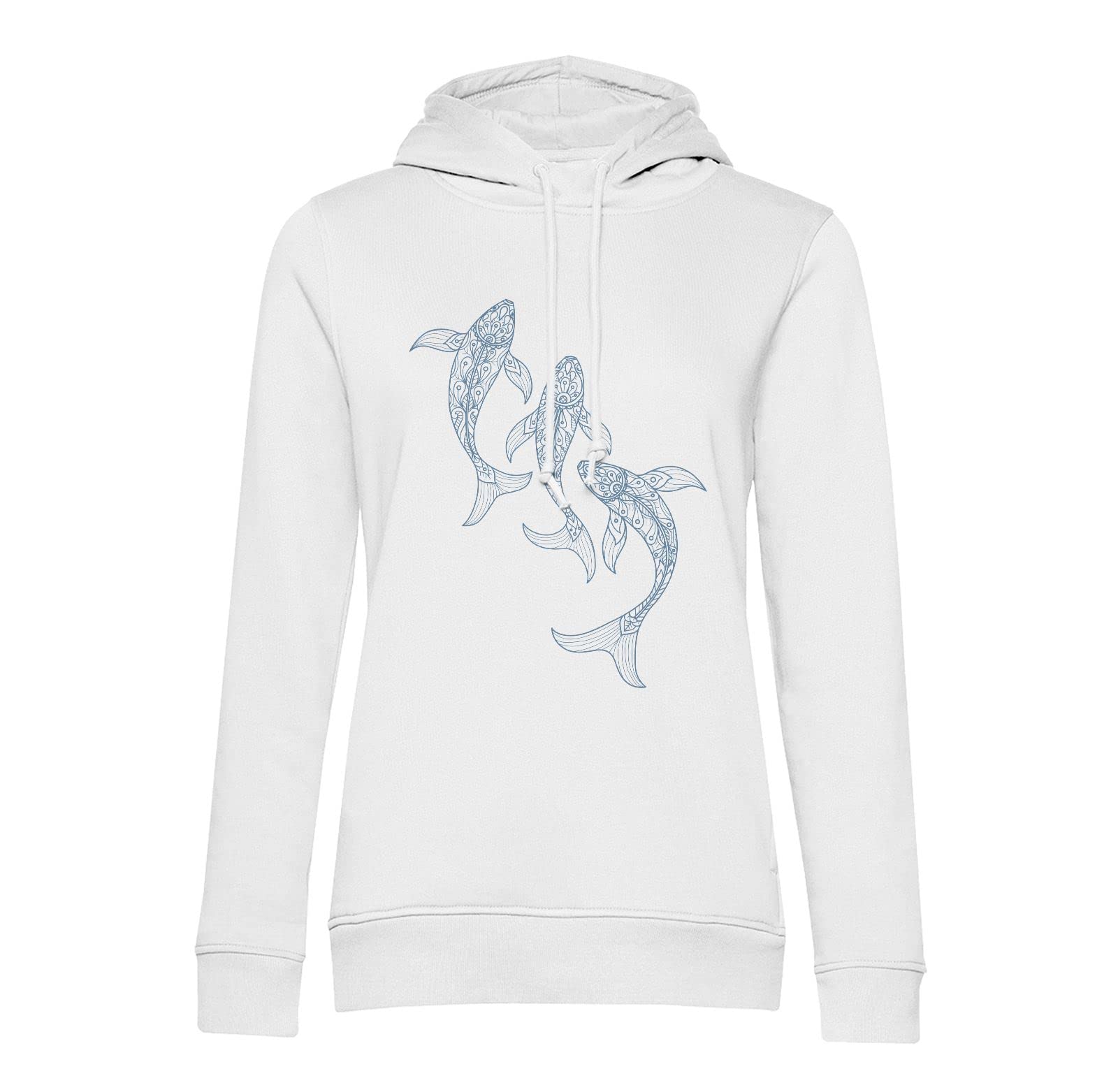 Sweat à capuche poissons ésotériques finitions premium chic - 2