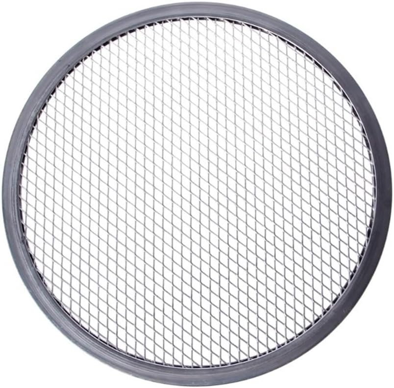 Pizza Plate 1PC Aluminum Mesh Grill Pizza Screen Round Baking Tray Net Kitchen Tools Ovens Kit Pizza Steel(14 inch) (8 Inch)