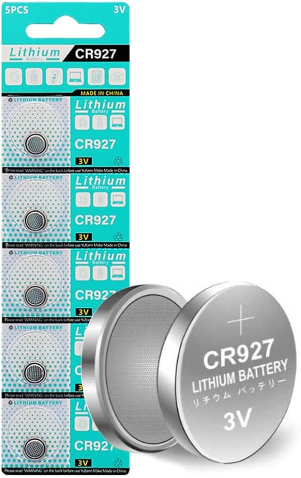 Cotchear 5pcs/Pack CR927 Coin Battery 3V Lithium Cell Button Battery ECR927 5011LC DL927 BR927 KCR927 LM927 CR927 Button Batteries for Watch Toy Remote
