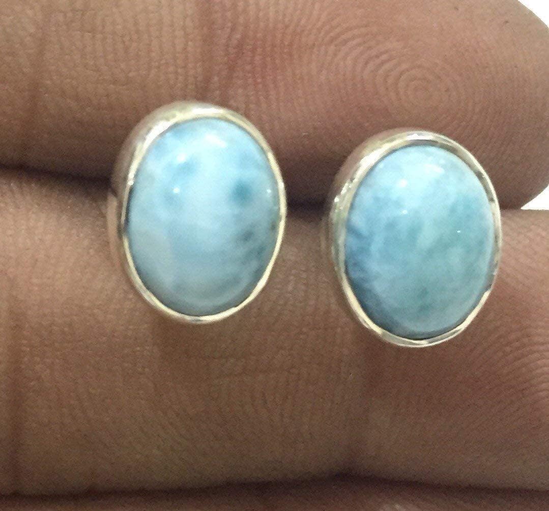 Beautiful Trillion Shape Gemstone Stud Earrings