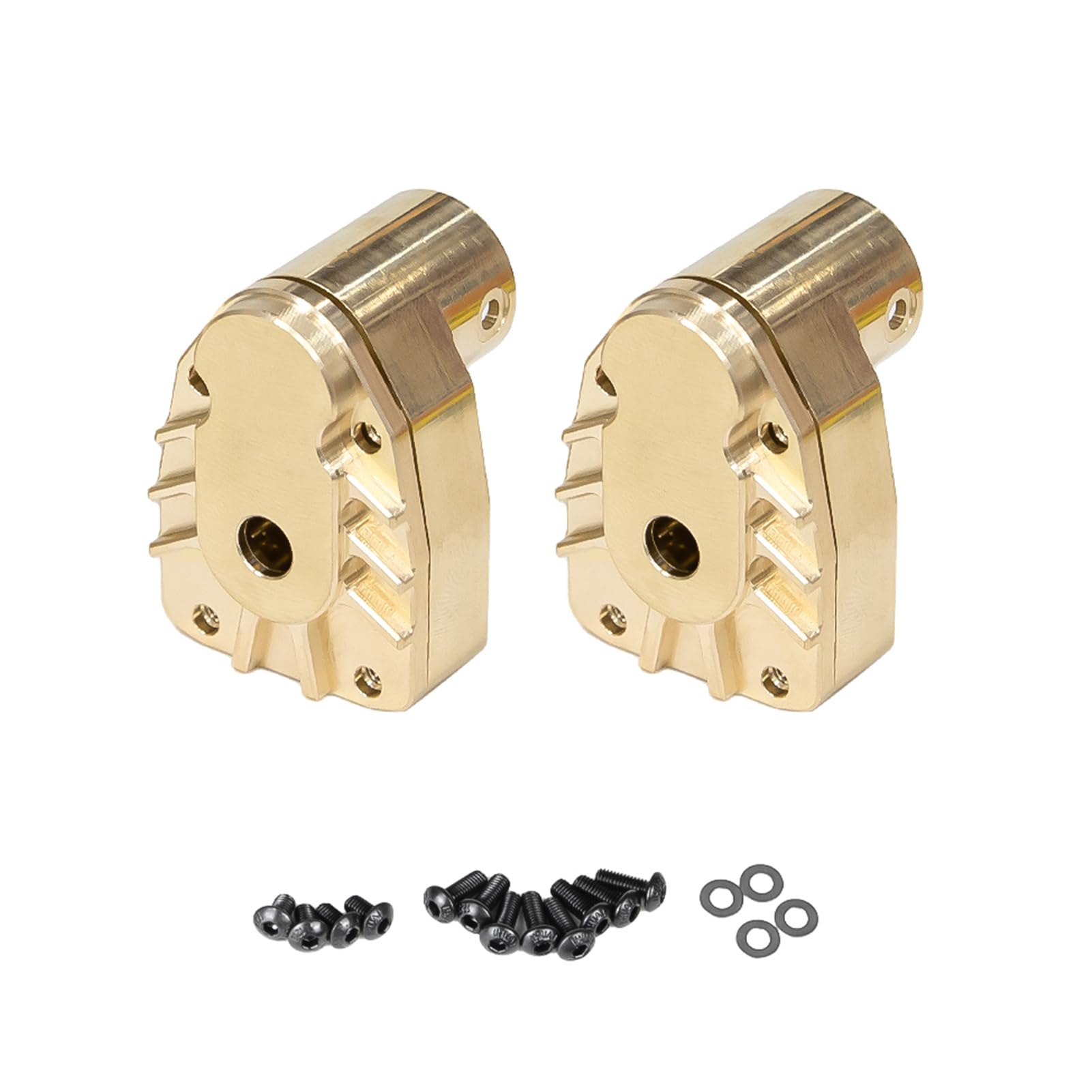 Photo 1 of XSYGO 2pcs Brass Rear Drive Axle Mount, C Hub Carrier Steering Knuckle Arm Base for Axial 1/8 AXP8 GILAMON 2.2 4X4 RTR Trail Buggy Upgrades Accessories