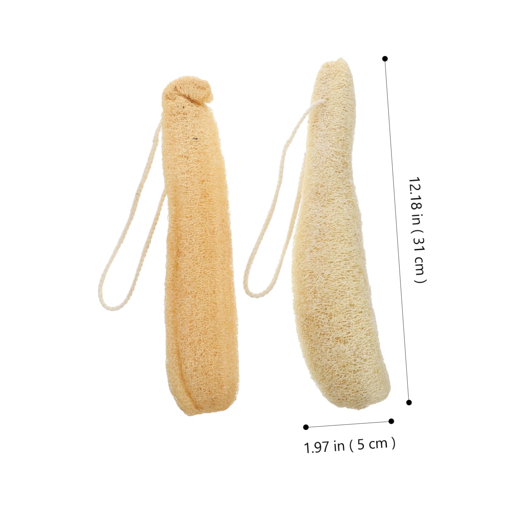 Cabilock 6 Piezas Cepillo de lufa Cuadrado rugerizado cepillos de Limpieza esponjas para Platos Esponja Vegetal Natural depurador Cepillo de Limpieza Esponja de lufa Almohadilla sin Aceite