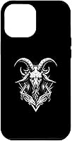 Vista 6 de iPhone 15 Goat Baphomet - Funda demoníaca gótica oculta