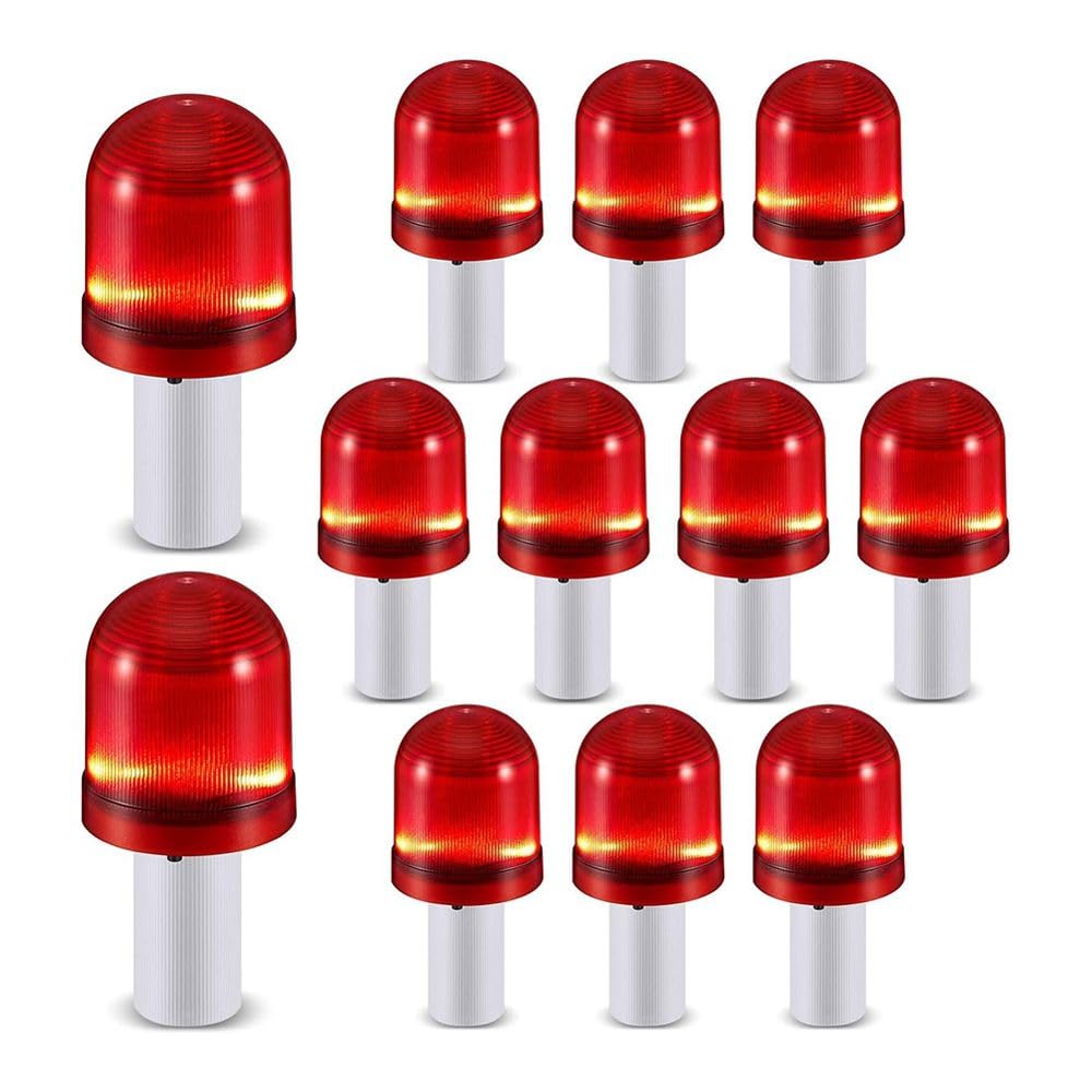 Ctrlzs Light Led Traffic Cone S 12 Pcs Led Traffic Cone Flasher With 3 Flashing Modes Traffic Warning