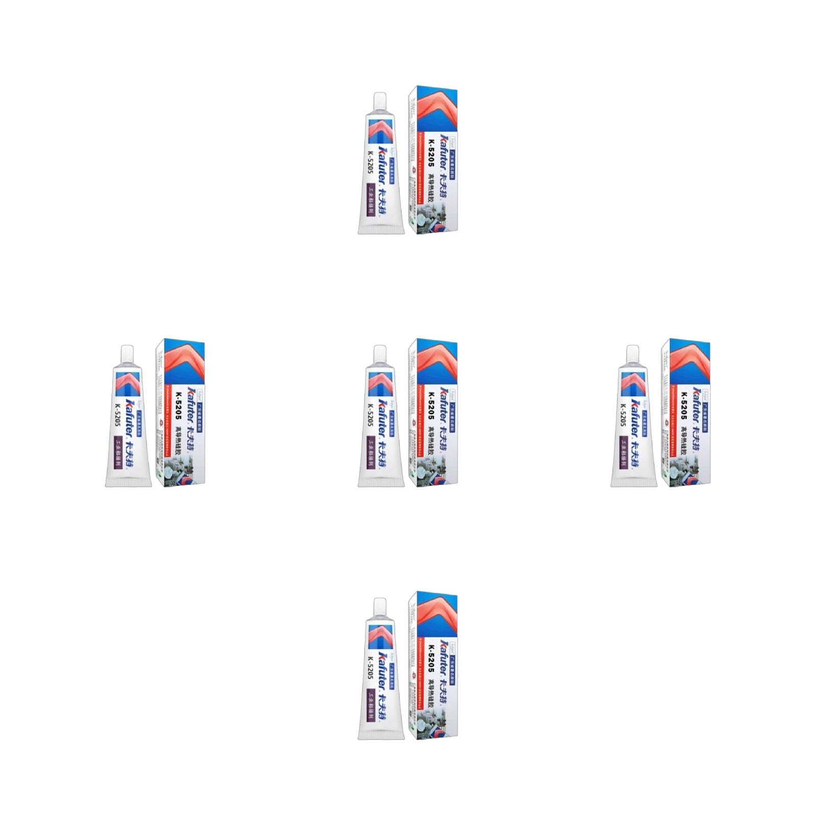 K-5205 - Sellador de goma de silicona conductora térmica para CPU (80 g)