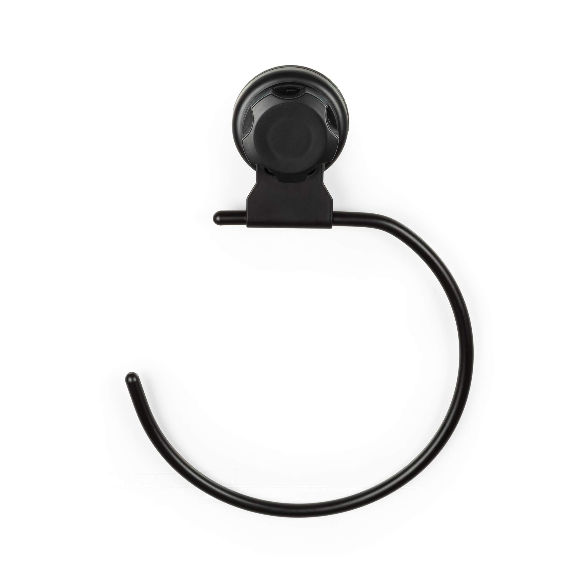 Compactor Bestlock Porta Asciugamano ad Anello, Fissaggio con Ventosa, Supporta Fino a 6 kg, 16 x 2.5 x H. 22 cm, RAN9783