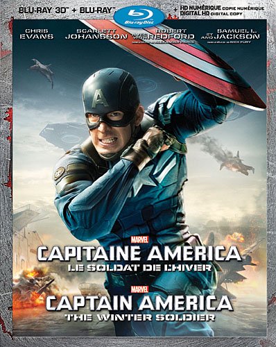Capitaine America: Le soldat de l'hiver [Blu-ray 3D + Blu-ray + copie numerique] (Bilingual) [Blu-ray]