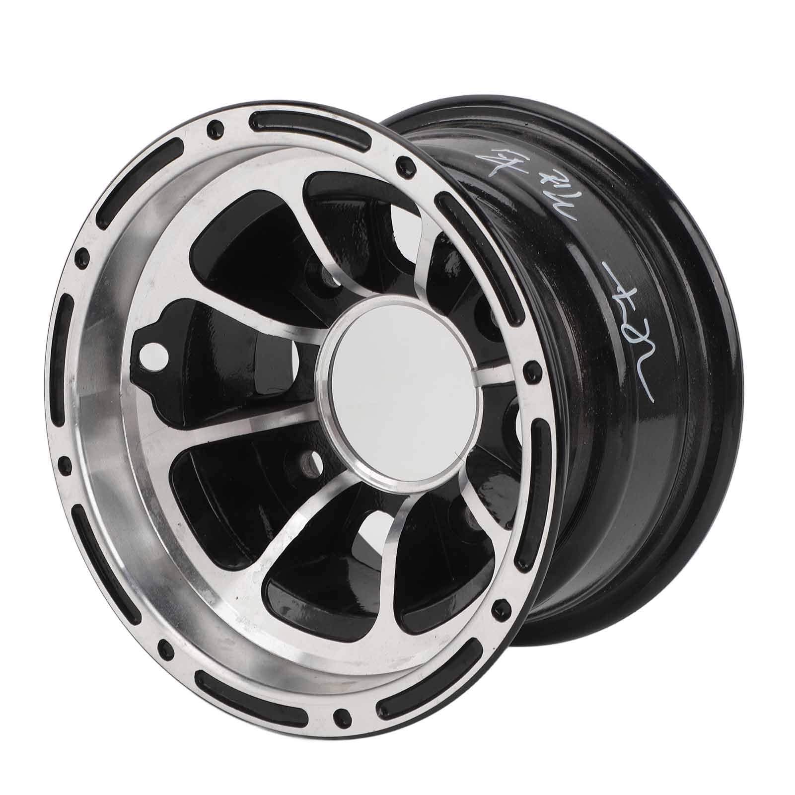 Jante de Roue en Alliage D'aluminium Haute Résistance de 8 Pouces pour ATV, UTV, Quad, Go Kart et Chariot, Look Sportif (Roue Avant),Autres équipements d'alpinisme et de Camping