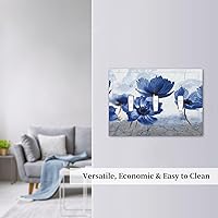 Vista 433 de Vista de ventana, isla tropical, playa, palmeras, cielo soleado, cubierta de interruptor de luz de palanca individual, placa decorativa de pared