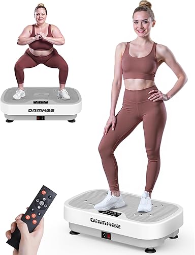 Miniatura 10 de Vibrating Board Exercise Machine, Vibrating Platform for Lymphatic Drainage, 120 Speeds, Upgraded Vibrating Board for Weight Loss, Full Body Workout