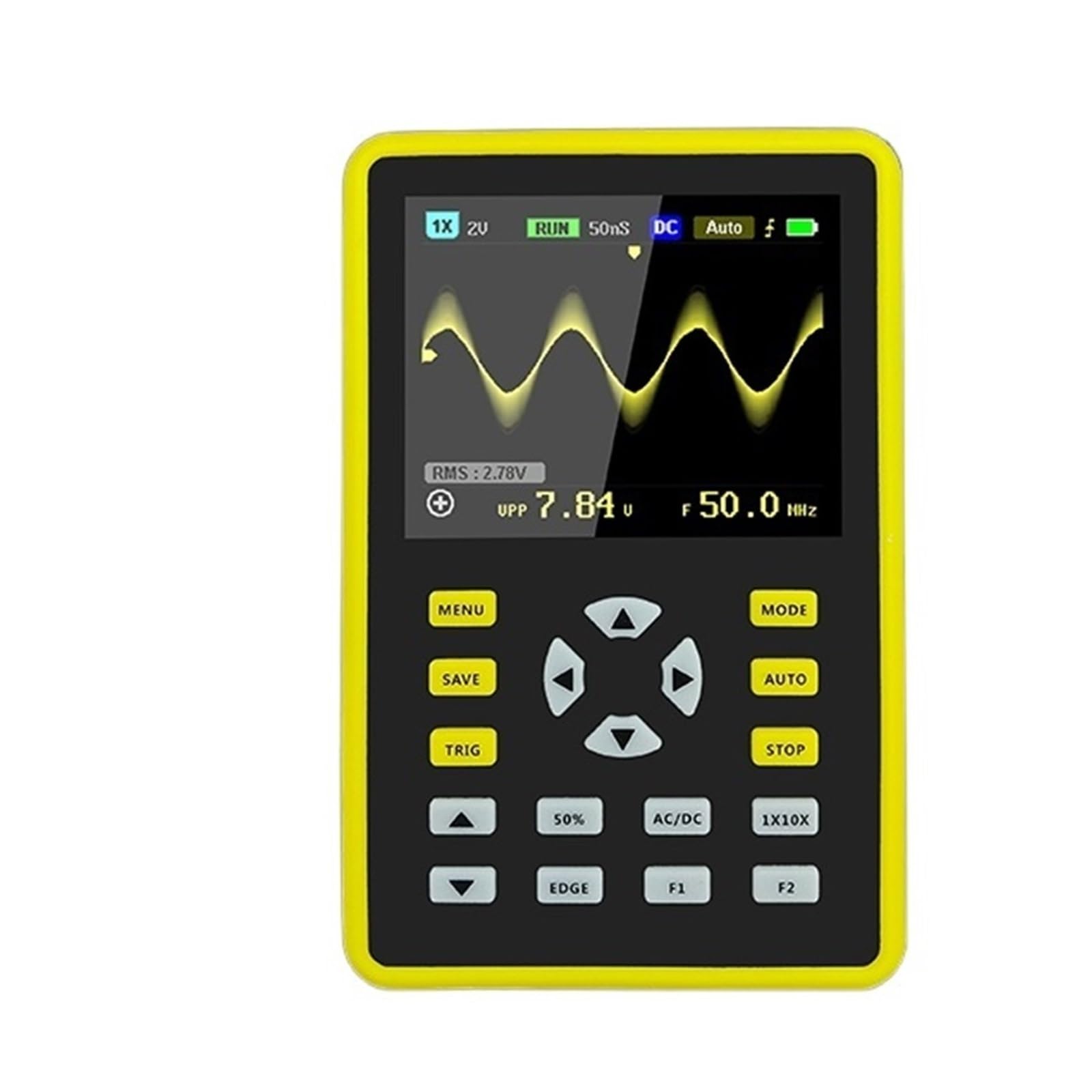 Osciloscopio digital Mini osciloscopio digital de mano 5012H Tasa de muestreo de 500 MS/s Ancho de banda analógico de 100 MHz